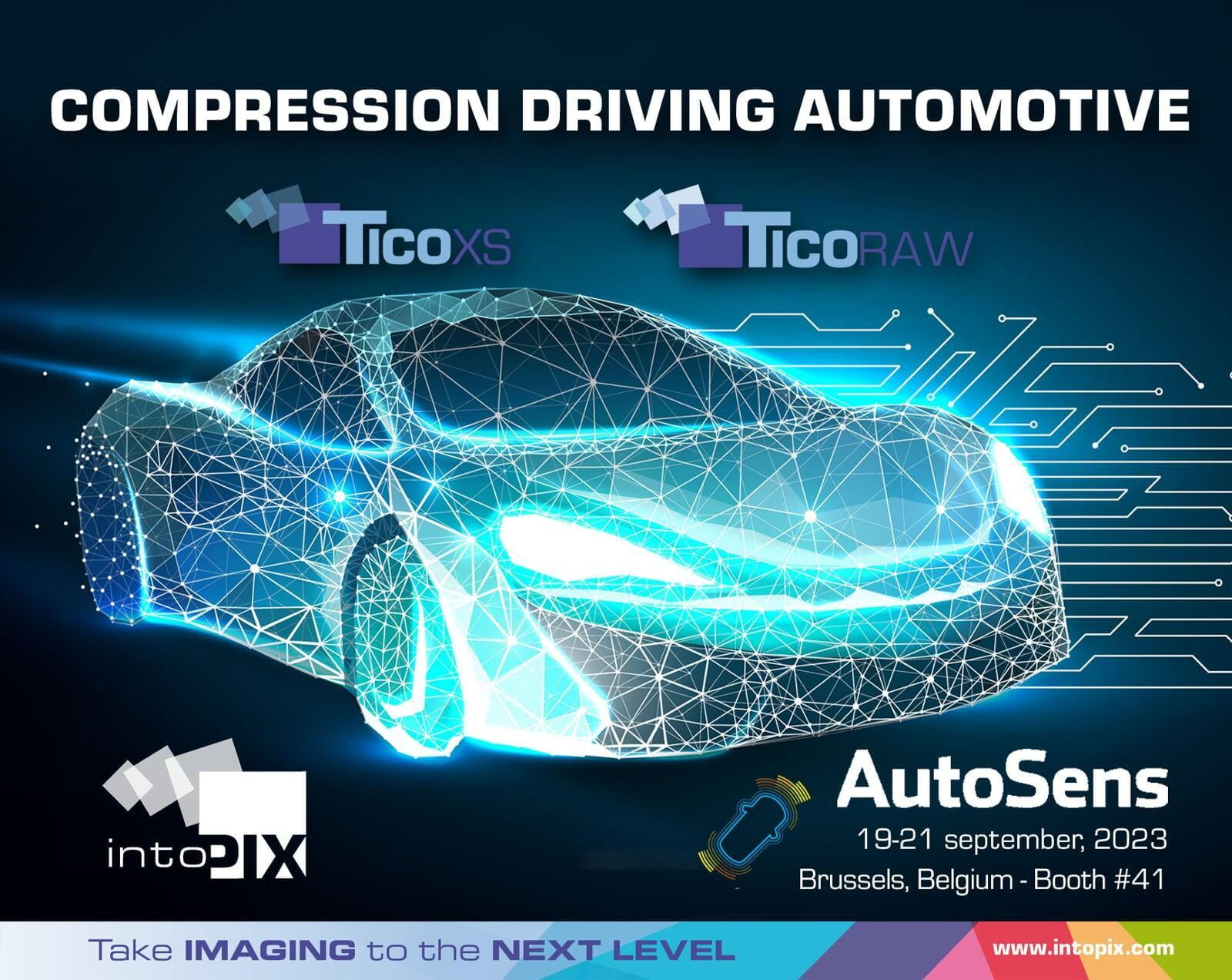 intoPIX는 AutoSens 2023에서 자동차 혁신을 주도하는 새로운 경량 비디오 압축 표준과 기술을 선보입니다.